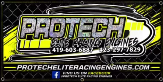 Protech Elite racing engines banners 3x5